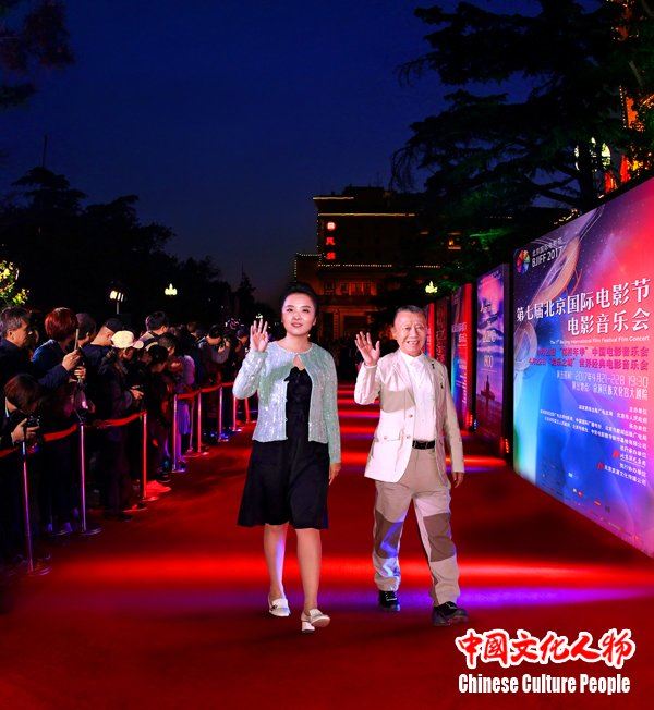 左宏元周倩参加第七届北京国际电影节音乐会 左宏元周倩参加第七届北京国际电影节音乐会
