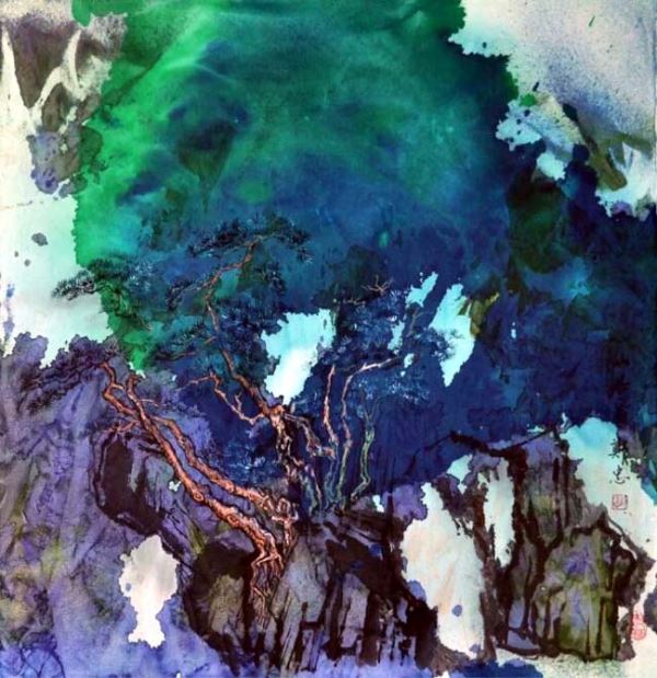 画家郑忠抽象水墨画展在美国纽约盛大启幕