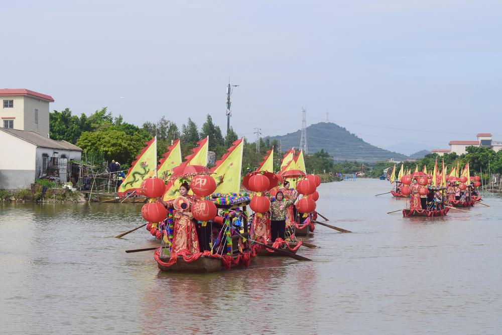 【雲上嶺南】Património cultural intangível nacional! Dezoito casais completam uma cerimónia de casamento i