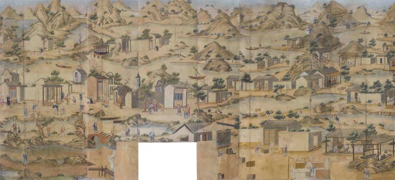 【雲上嶺南】“Papel de parede de exportação agrícola e comercial no período Qianlong”, uma das participaçõe